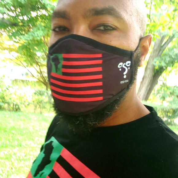 Reusable Face Mask by ỌṢỌ AṢA (2 per order)